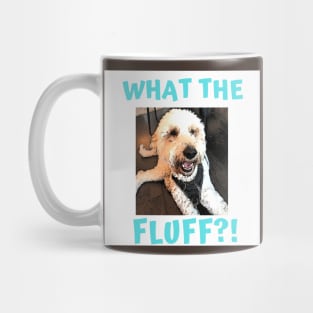 What The Fluff - Blue Mug